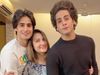 Urvashi Dholakia with her Sons