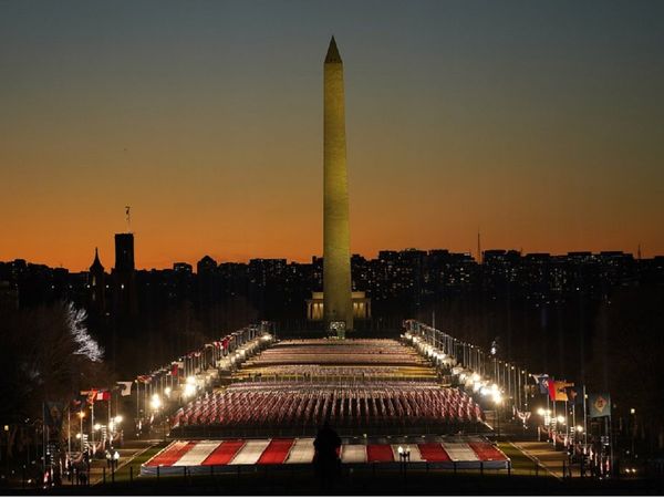 जो बाइडन के शपथ-ग्रहण से पहले 'किले' में तब्‍दील हुआ वाशिंगटन, तस्‍वीरों में देखें कैसा है नजारा