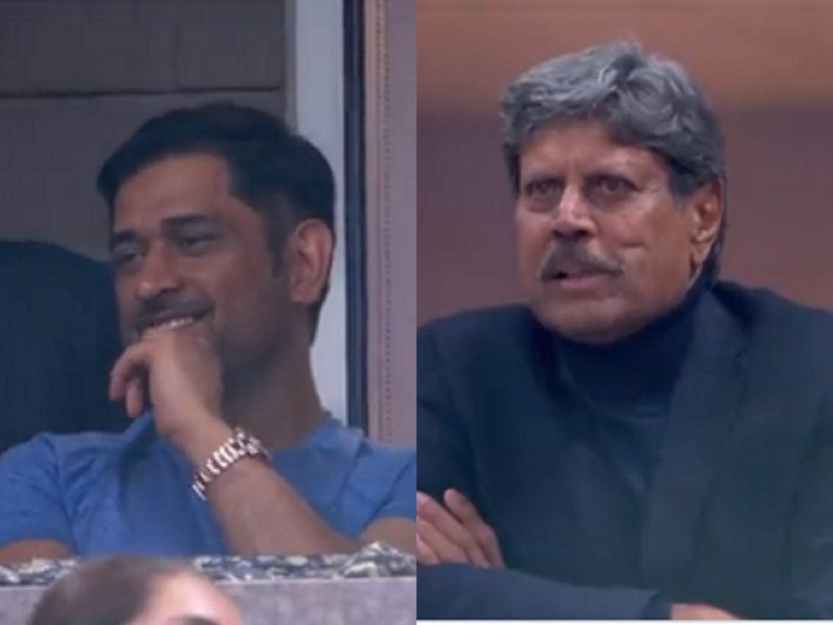 एमएस धोनी और कपिल देव ने US Open में बिखेरा अपना जलवा, जब कैमरा ने माही पर फोकस किया तो...