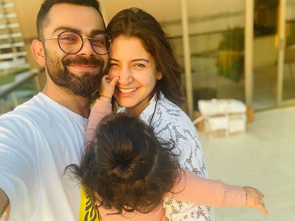 Anushka Sharma's daughter Vamika adorably photo Goes Viral With daddy Virat Kohli Check here- 