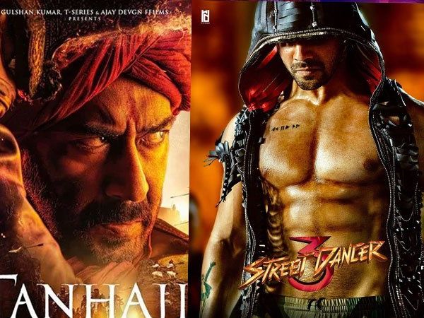 Tanhaji: the unsung warrior vs Street Dancer 3D