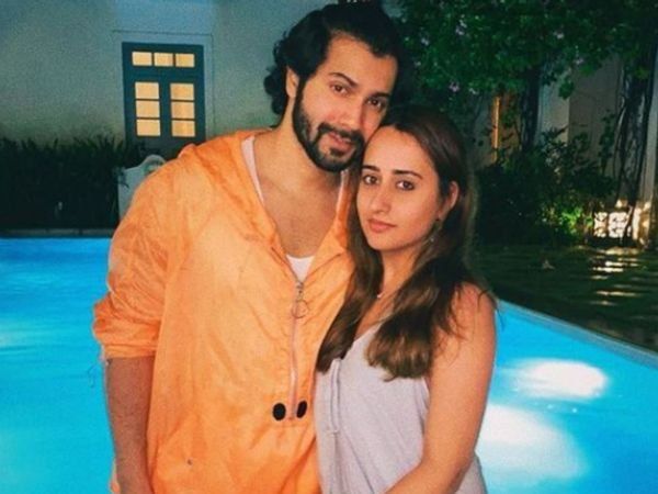 Varun Dhawan with Natasha Dalal