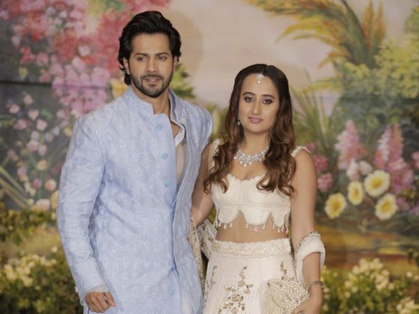 Varun Dhawan with Natasha Dalal