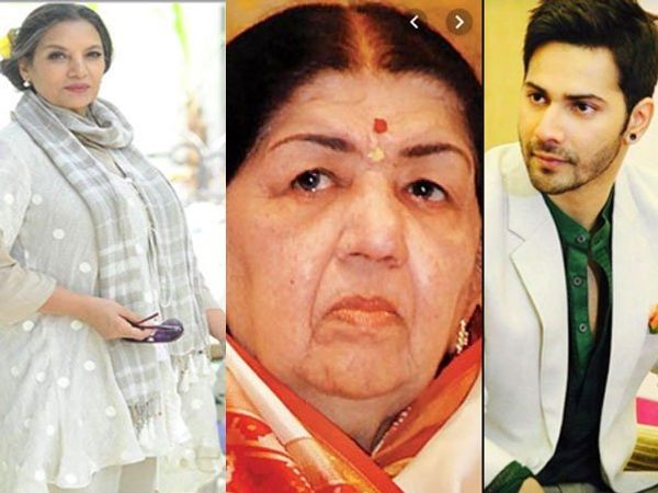 Shabana Azmi and Lata Mangeshkar