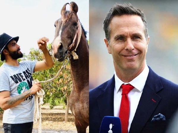 ravindra jadeja and michael vaughan