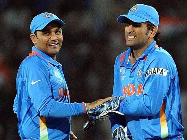 virender sehwag and ms dhoni