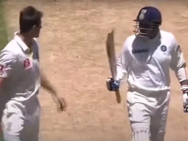 Virender Sehwag James Pattinson fight
