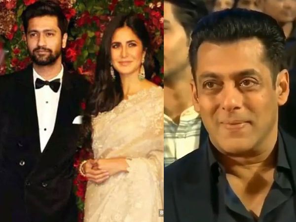 Vicky Kaushal with Katrina Kaif and Salman Khan