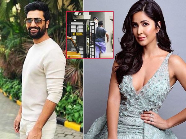 Katrina Kaif Rumoured boyfriend Vicky Kaushal Spotted At her Apartment In Mumbai