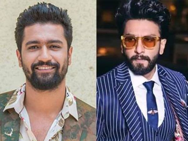 vicky kaushal and ranveer singh at filmfare awards