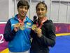 Vinesh Phogat and Anshu Malik