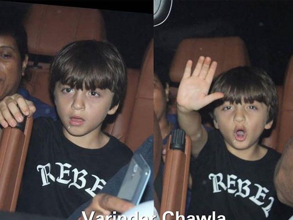 shahrukh khan के बेटे अबराम का वीडियो