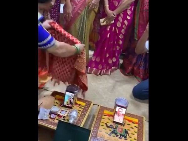Gujarati family performs roka ceremony on mobile video call which gets viral on WhatsApp