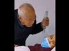 coronavirus husband taking care of wife in hospital china video goes viral