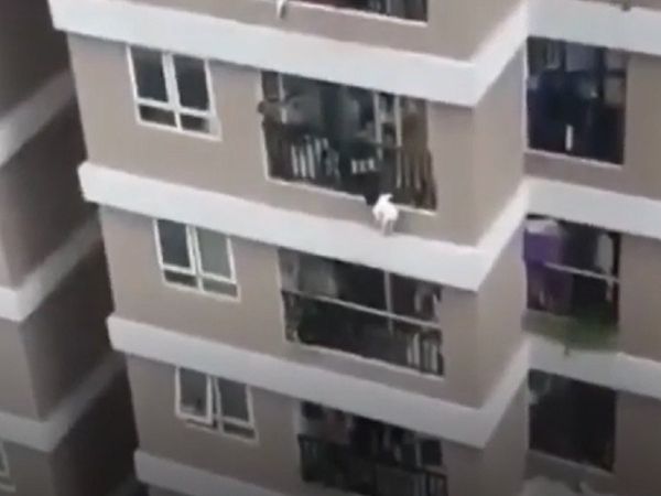 12वीं मंजिल से गिरी मासूम, डिलीवरी बॉय ने लपककर यूं बचाई जान, इंटरनेट यूसर्ज बोले- ये है हमारा हीरो! [Video]