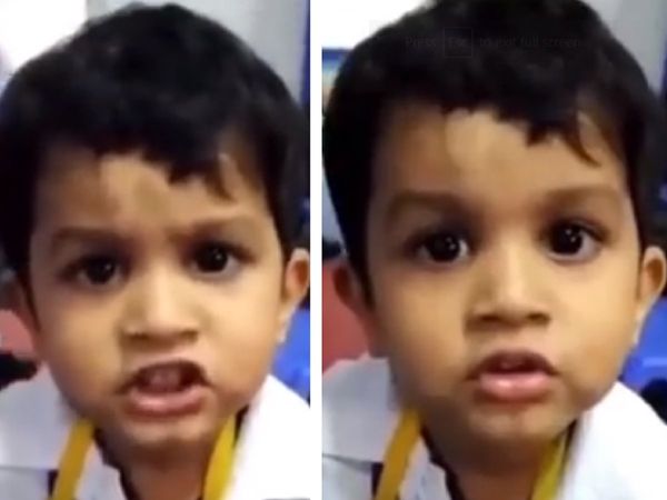 मैडम के कहने पर गाना गाकर मासूम ने जीत लिया दिल, Video वायरल