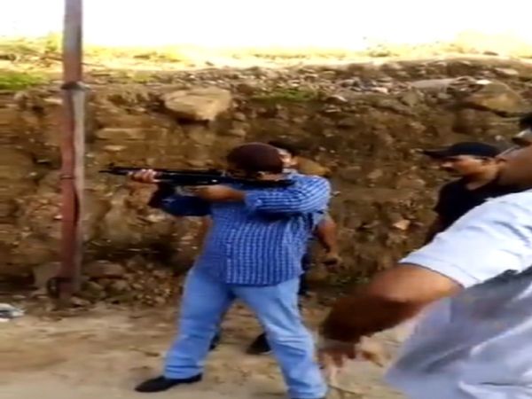 The young man reached the lock-up as soon as the video of the firing went viral.