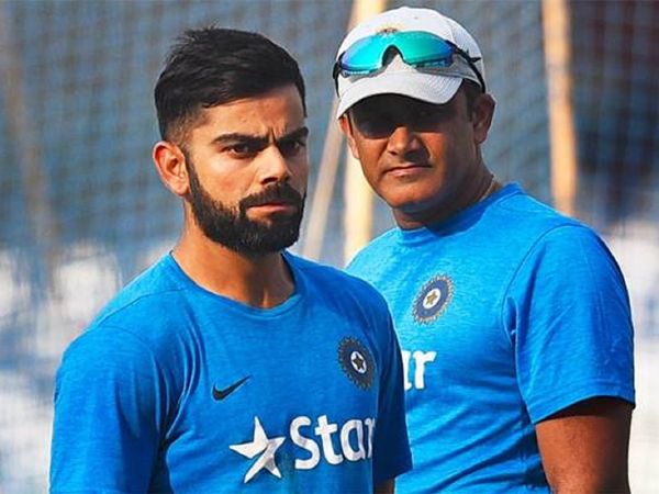 virat kohli and anil kumble