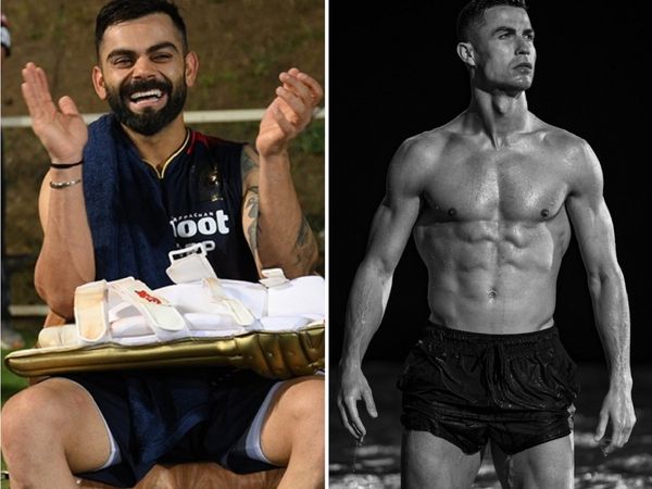 Virat Kohli and Cristiano Ronaldo