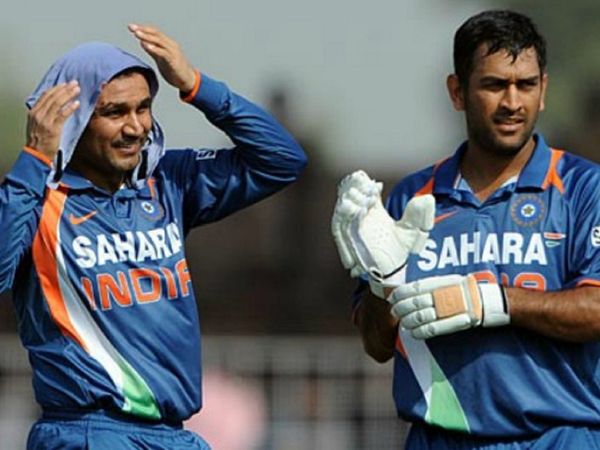 virender sehwag and ms dhoni
