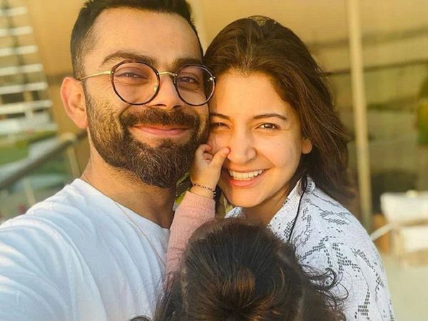 virat kohli and anushka sharma with their daughter vamika