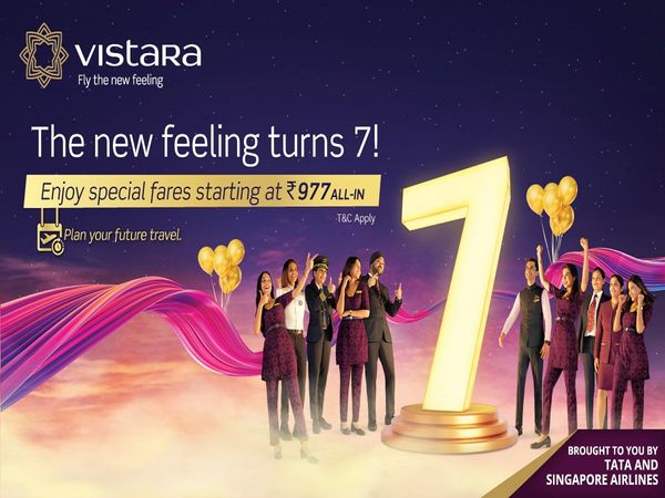 Vistara 7th Anniversary Offer