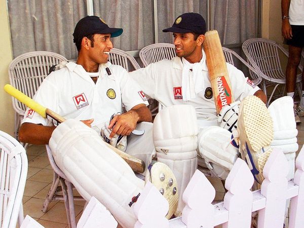 VVS Laxman with Rahul dravid