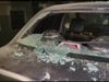 Stone pelting happened again in Jahangirpuri last night, miscreants waved weapons, vandalized vehicles