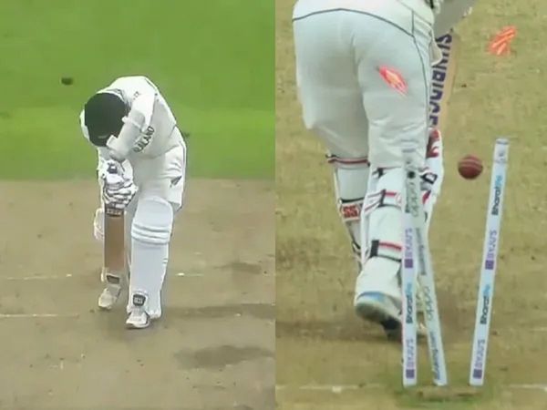 mohammed shami bowled bj watling