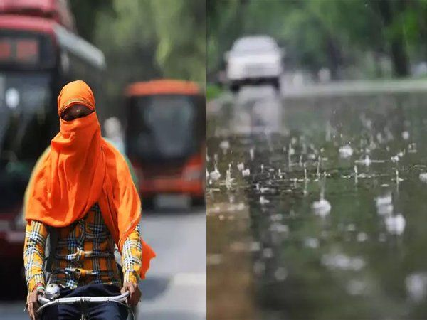 Weather News: वाह रे मौसम के रंग, कहीं लू की मार, तो कहीं बारिश की बौछारों से भीग रहे लोग