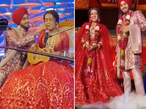 Neha Kakkar Emotional Video on wedding night For Rohanpreet Singh in Delhi Reception 