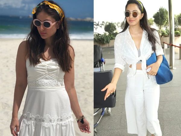 how to wear a white dress learn from Bollywood divas kareena kapoor khan kiara advani janhvi kapoor