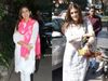 Sara Ali Khan and Nupur Sanon in white kurta