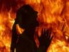 woman attemps to self immolate 