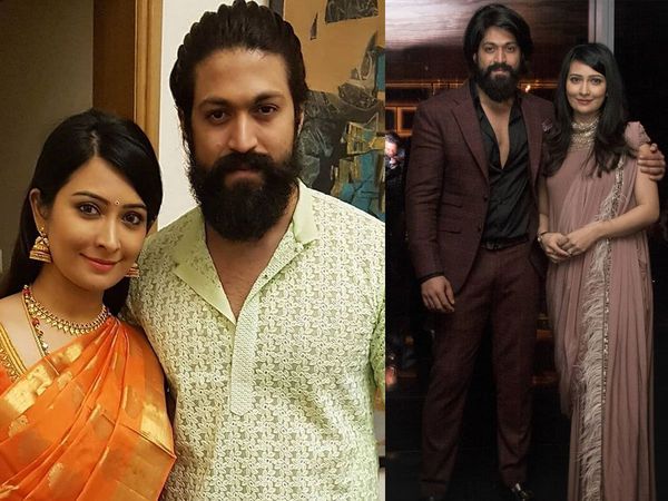 Actor Yash with Wife Radhika Pandit