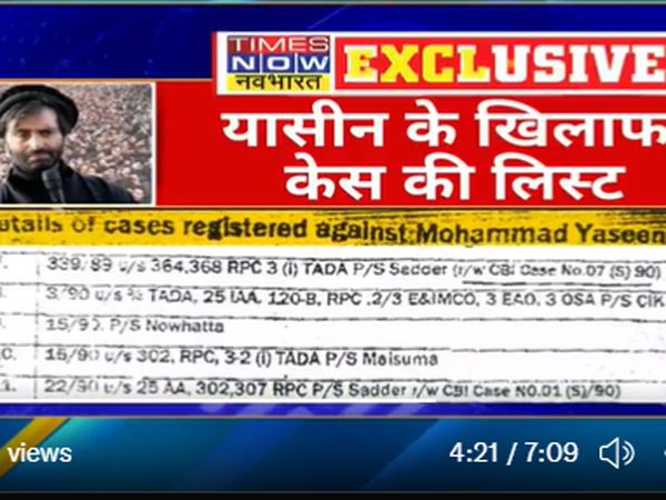 How Yasin Malik got VVIP treatment passport issued despite grave cases 