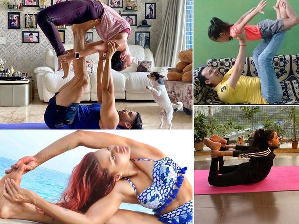 TV Celebs International Yoga Day 2020 with inspirational posts