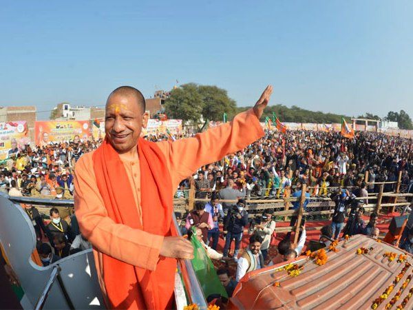 YOGI ADITYANATH in Mathura
