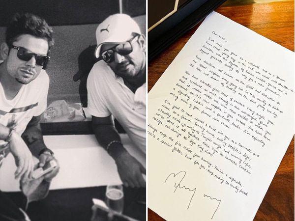 Yuvraj Singh writes letter to Virat Kohli