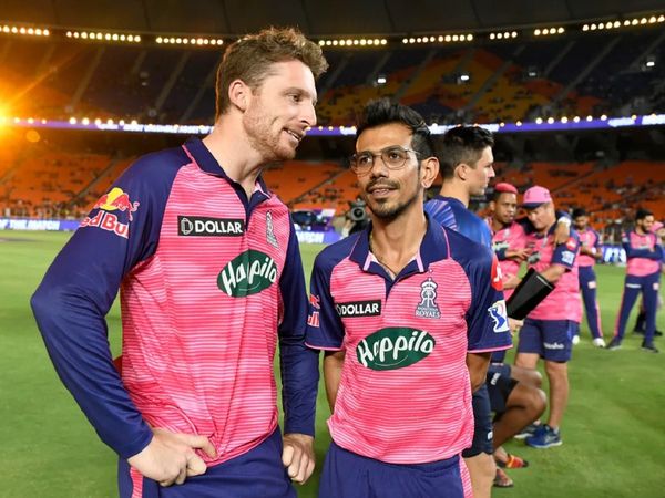 Jos Buttler and Yuzvendra Chahal