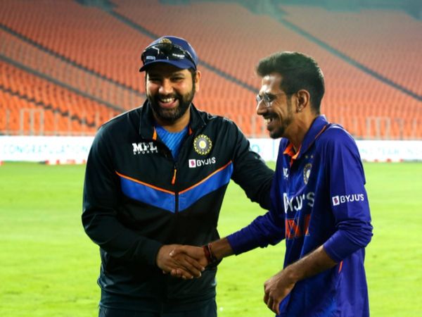 rohit sharma and yuzvendra chahal