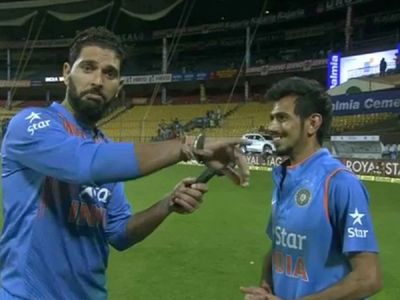 yuvraj singh and yuzvendra chahal yuvraj singh and yuzvendra chahal