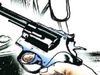 A man Intered in madrasa with pistol