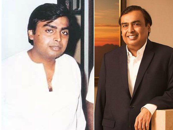 Mukesh Ambani Then and Now