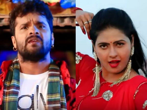 Khesari Lal Yadav and Chandani Singh