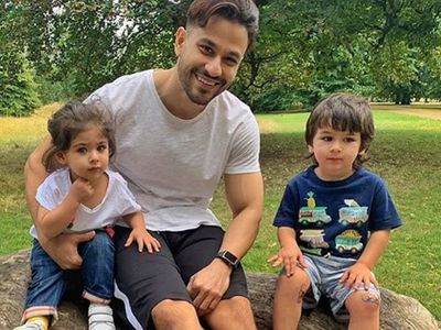 Kunal Khemu with Inaaya and Taimur