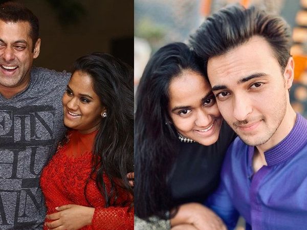 Salman Khan, Arpita Khan, Aayush Sharma