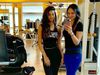 suhana khan with her belly trainer
