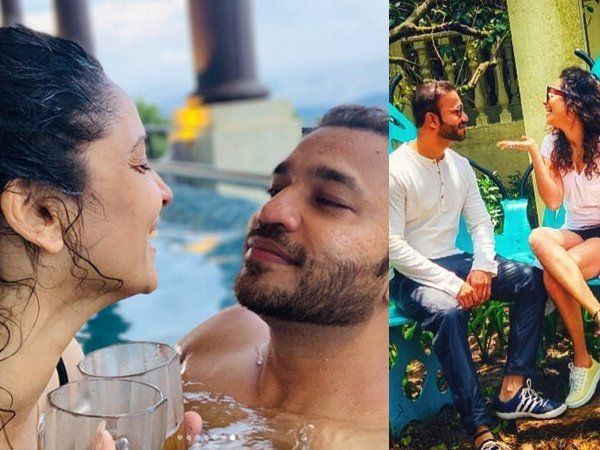 Ankita Lokhande with boyfriend Vicky Jain