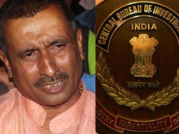 CBI raid at kuldeep singh senger residence